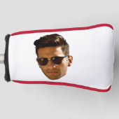 Aangepaste gezicht uitsnijden vrijgezellenfeest ve golfheadcover (Voorkant)