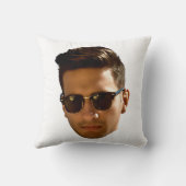 Aangepaste gezicht uitsnijden vrijgezellenfeest ve kussen (Achterkant)