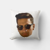 Aangepaste gezicht uitsnijden vrijgezellenfeest ve kussen (Voorkant)