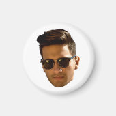 Aangepaste gezicht uitsnijden vrijgezellenfeest ve magneet (Voorkant)