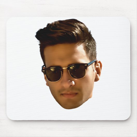 Aangepaste gezicht uitsnijden vrijgezellenfeest ve muismat (Voorkant)