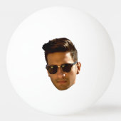 Aangepaste gezicht uitsnijden vrijgezellenfeest ve pingpongbal (Voorkant)