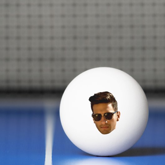 Aangepaste gezicht uitsnijden vrijgezellenfeest ve pingpongbal (Net)