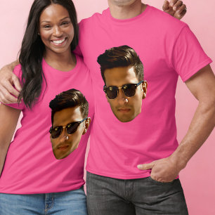 Aangepaste gezicht uitsnijden vrijgezellenfeest ve t-shirt