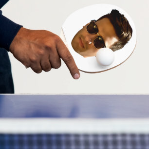 Aangepaste gezicht uitsnijden vrijgezellenfeest ve tafeltennisbatje
