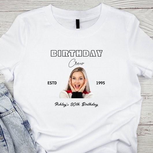 Aangepaste Gezicht Verjaardag Cadeau Trip Funny Ge T-shirt