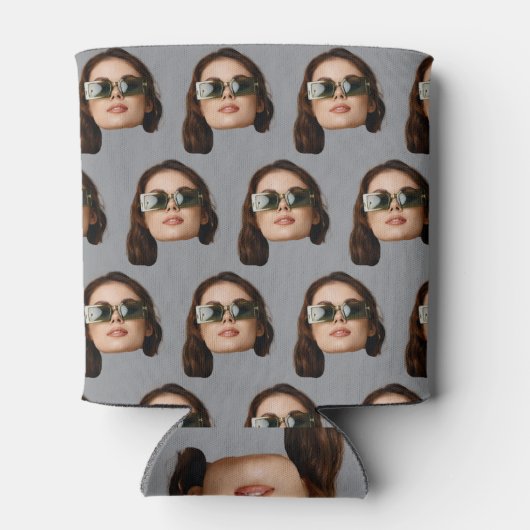 Aangepaste Gezicht Verjaardag Favorieten Bachelor  Blikjeskoeler (Achterkant)