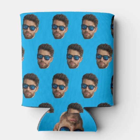 Aangepaste Gezicht Verjaardag Favorieten Bachelor  Blikjeskoeler (Achterkant)