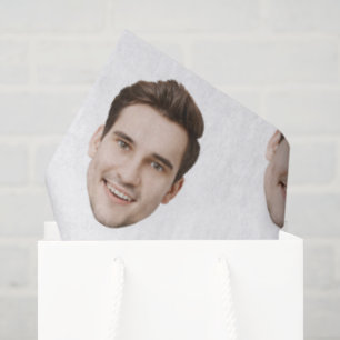 Aangepaste Gezicht Verjaardag Huwelijk Gepersonali Tissuepapier