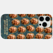 Aangepaste Gezichten Met Tekst Fotopatroon Grappig Case-Mate iPhone Case (Achterkant (horizontaal))
