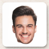 Aangepaste gezichts foto bier onderzetter (Voorkant)
