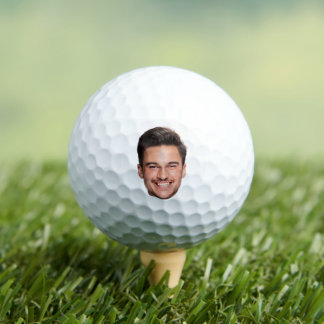 Aangepaste gezichts foto golfballen