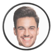 Aangepaste gezichts foto hockey puck (Voorkant)