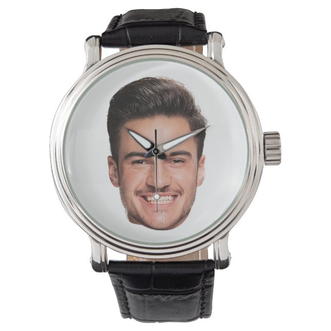 Aangepaste gezichts foto horloge (Voorkant)