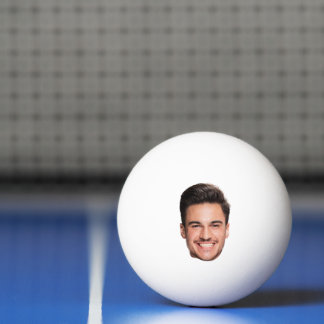Aangepaste gezichts foto pingpongbal