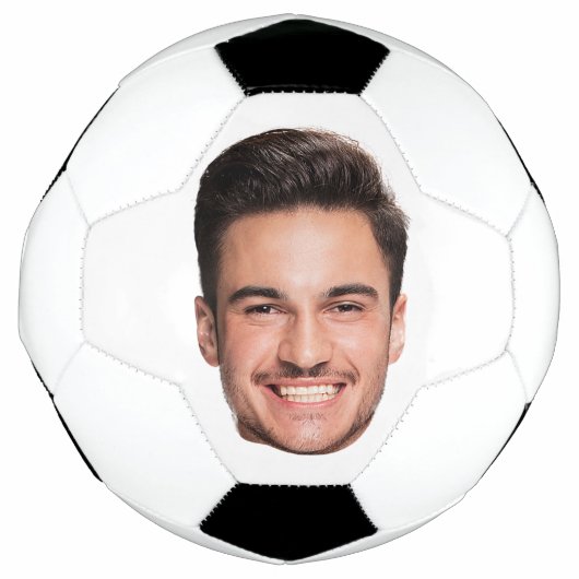 Aangepaste gezichts foto voetbal (Voorkant)