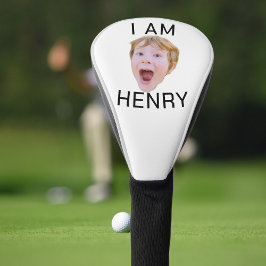 Aangepaste gezichts golf verjaardagsfeestje matchi golfheadcover