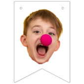 Aangepaste gezichtsbanner, verjaardagsbanner vlaggetjes (Tweede vlag)