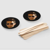 Aangepaste Gezichtsfoto Bachelor Party Verjaardag Handwaaier (Niet-gemonteerd)