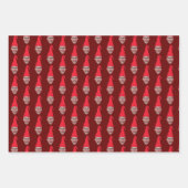 Aangepaste gezichtsfoto Elf gezicht Herhalend patr Inpakpapier Vel (Voorkant 2)