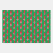 Aangepaste gezichtsfoto Elf gezicht Herhalend patr Inpakpapier Vel (Voorkant)