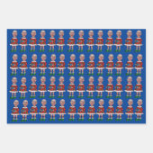 Aangepaste gezichtsfoto Elf Kerstmis gepersonalise Inpakpapier Vel (Voorkant 2)