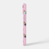 Aangepaste Gezichtsfoto Familie Gift, 4 Foto's Gez iPhone 15 Case (Linkerkant)