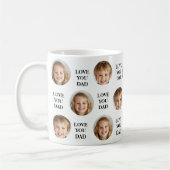 Aangepaste gezichtsfoto | Ik hou van je, papa | Ge Koffiemok (Links)