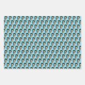 Aangepaste gezichtshoofd Huwelijks Bruidsfeest Fee Inpakpapier Vel (Voorkant 3)