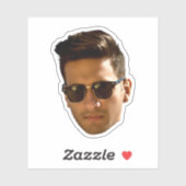 Aangepaste gezichtsuitknip Bachelorette-feest verj Sticker (Vel)