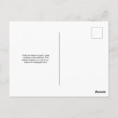 Aangepaste gezinsfoto briefkaart (Achterkant)