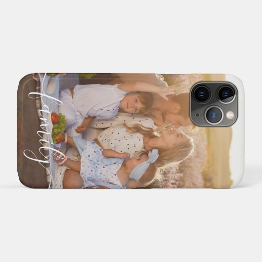 Aangepaste gezinsfoto - Gepersonaliseerd Case-Mate iPhone Case (Achterkant (horizontaal))