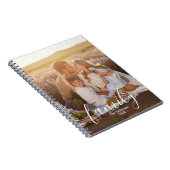 Aangepaste gezinsfoto – gepersonaliseerde achterna notitieboek (Rechterzijde)