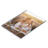 Aangepaste gezinsfoto – gepersonaliseerde achterna notitieboek (Linkerzijde)