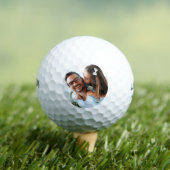 Aangepaste gezinsfoto golfballen (Insitu Shirt)