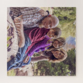 Aangepaste gezinsfoto legpuzzel (Horizontaal)