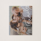 Aangepaste gezinsfoto legpuzzel (Verticaal)
