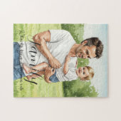 Aangepaste gezinsfoto legpuzzel (Horizontaal)