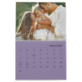 Aangepaste gezinsfoto | Persoonlijke stoffige paar Kalender (Feb 2027)