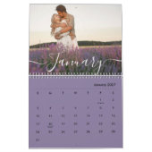 Aangepaste gezinsfoto | Persoonlijke stoffige paar Kalender (Jan 2027)