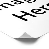 Aangepaste gezinsfoto  poster (Hoek)