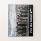 Aangepaste Gezinsfoto Reis Souvenir Puzzel (Verticaal)