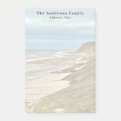 Aangepaste gezinsfoto strandreis post-it® notes (Voorkant)