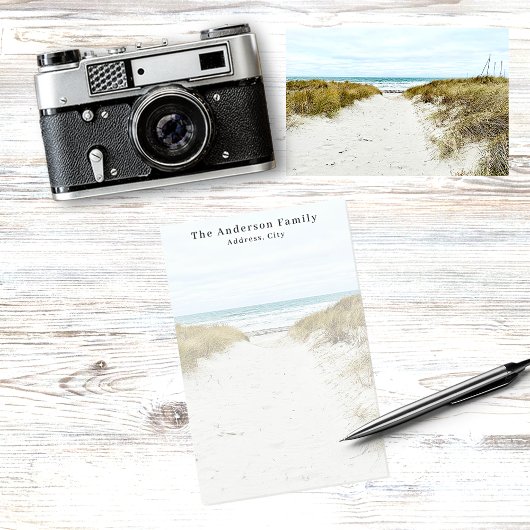Aangepaste gezinsfoto strandvakantie post-it® notes