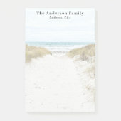 Aangepaste gezinsfoto strandvakantie post-it® notes (Voorkant)