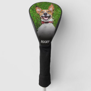 Aangepaste gezinsfoto van huisdier golfheadcover