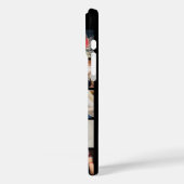 Aangepaste gezinsfotocollage en naam Case-Mate iPhone case (Achterkant / Links)
