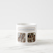 Aangepaste gezinsfotomok – Samen is alles Espresso Kop (Voorkant)