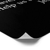 Aangepaste gezinsgebedposter poster (Hoek)