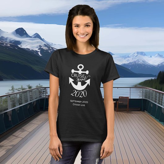 Aangepaste gezinsgroep verjaardag Cruise Squad T-shirt